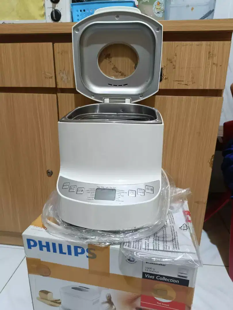 Bread maker philips,buat bikin roti,rasa baru