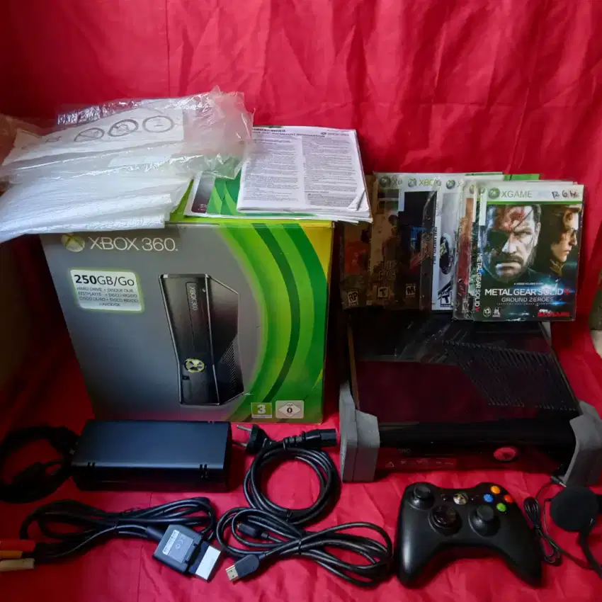 Xbox 360 Slim RGH Hdd 250Gb Fullset Serial Number Match