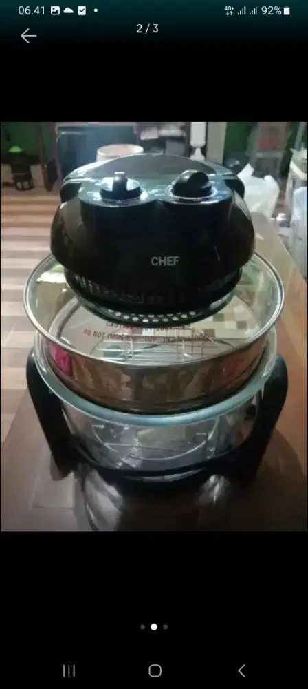 Kompor Listrik Panas Berputar