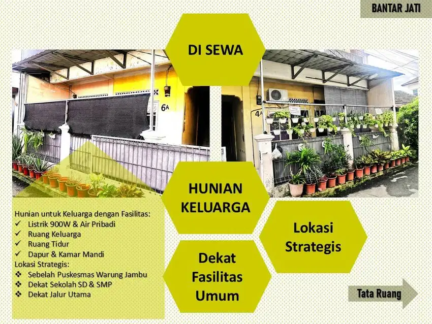 Kontrakan / Sewa Bantar Jati