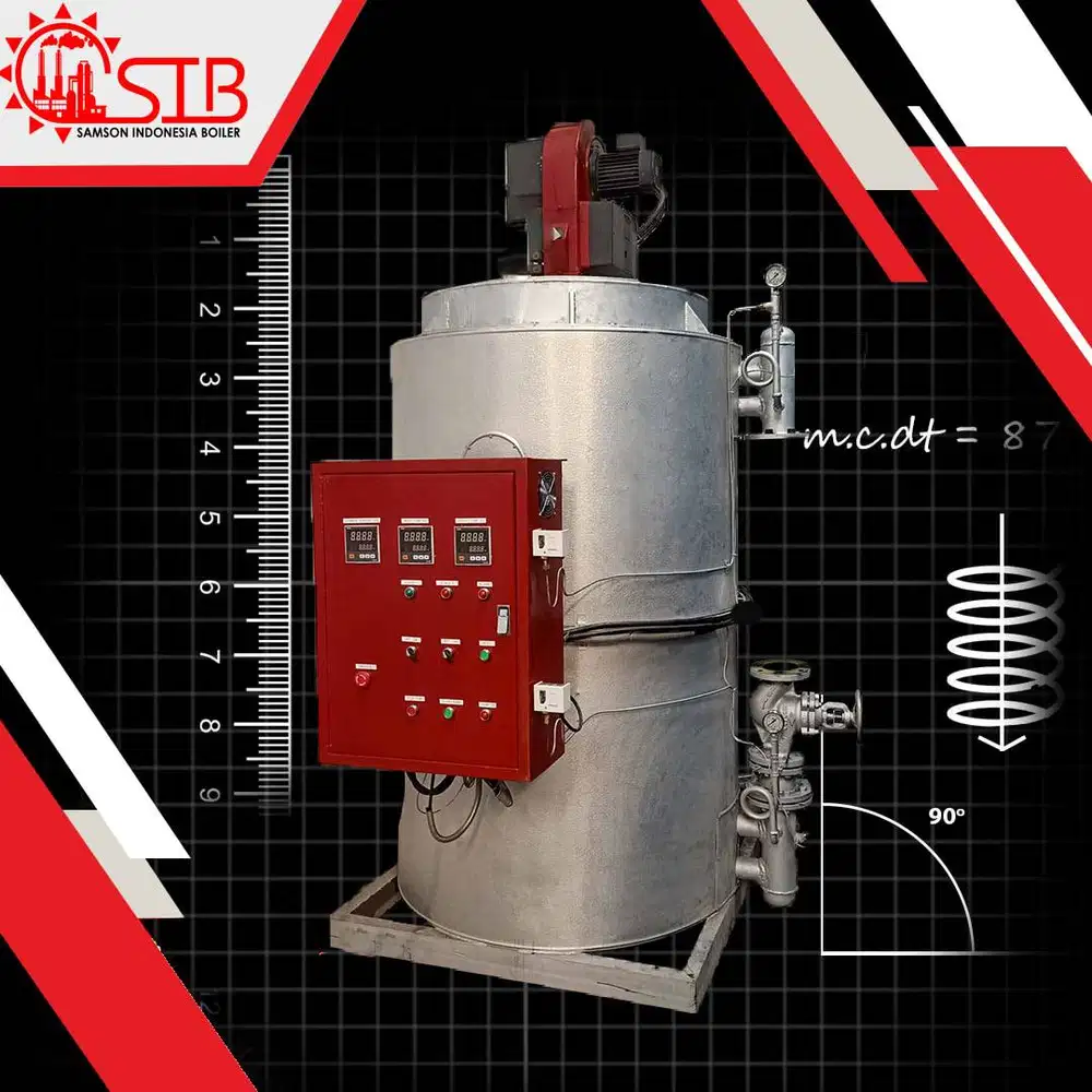 Thermal oil heater / boiler 250000 Kcal per jam Gas (LPG, CNG, PGN)