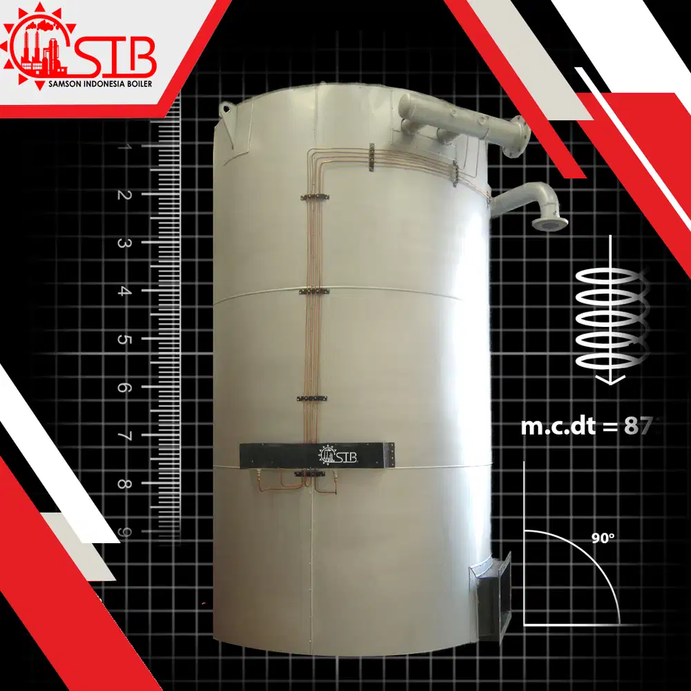 Thermal oil heater 900000 kcal biomass