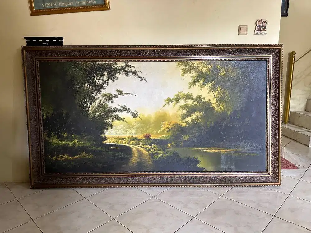 Lukisan Pemandangan Karya Artist Cat Minyak