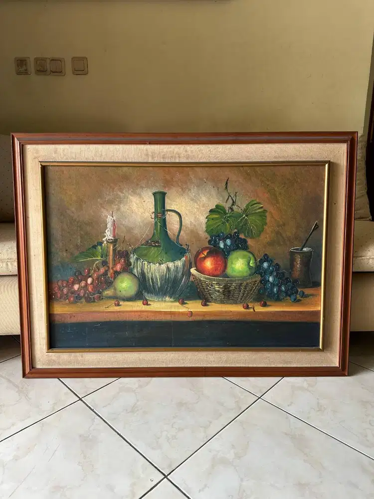 Lukisan Buah Cat Minyak