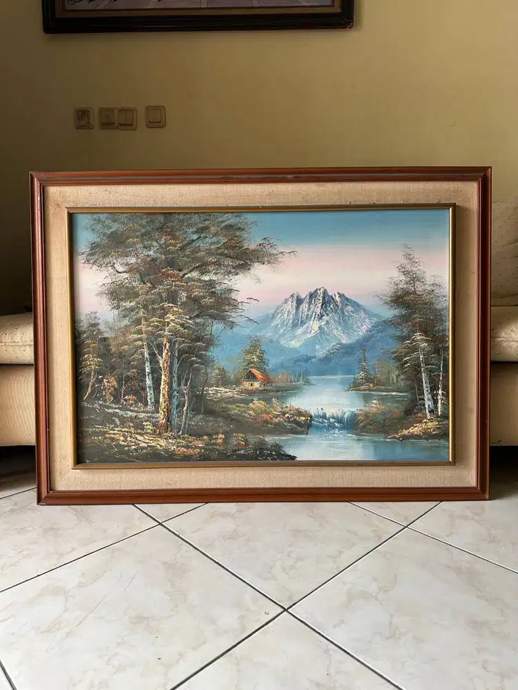 Lukisan Pemandangan Cat Minyak