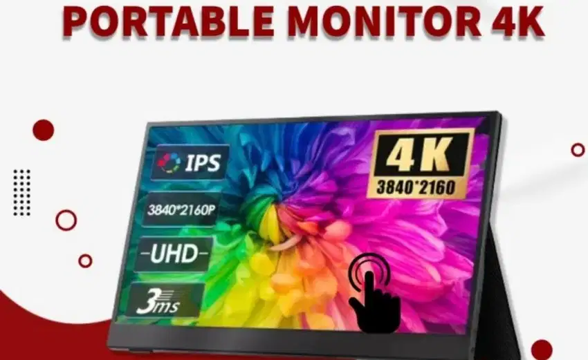 Portable Monitor UHD 15.6 Inch 4K IPS  60Hz AMD FreeSync - SJD1505