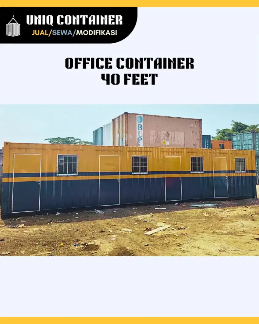 OFFICE CONTAINER 40 FEET [JUAL/SEWA/MODIF]