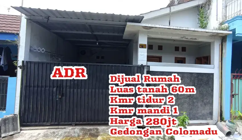 Dijual Rumah Gedongan Colomadu