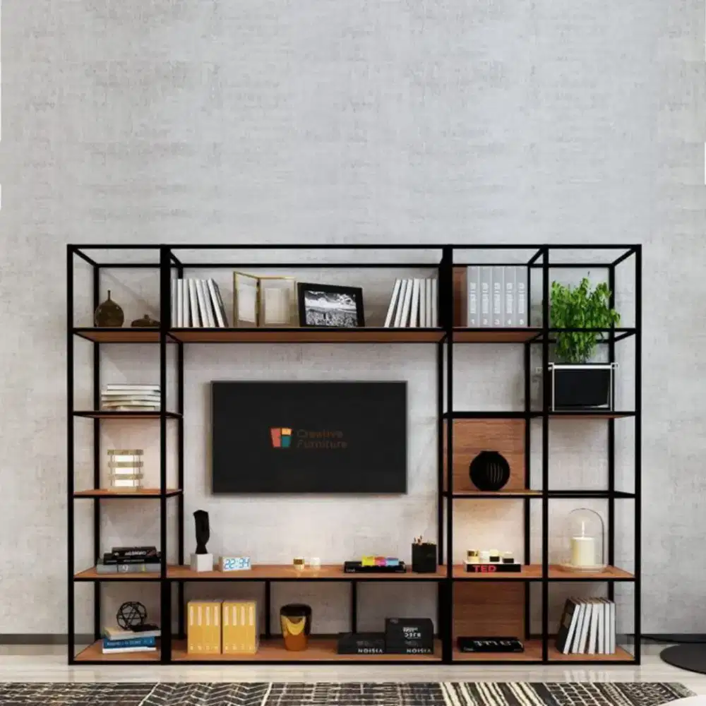 Kabinet/Rak TV minimalis industrial