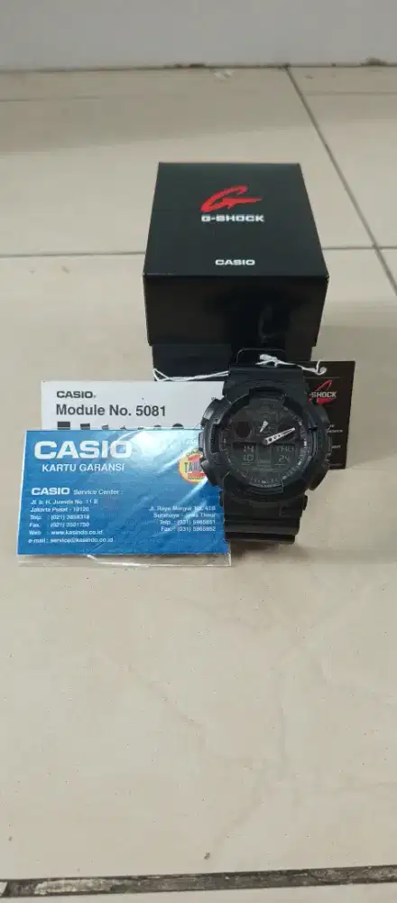 Jam Tangan Casio G-Shock G Classic GA-100-1A1DR