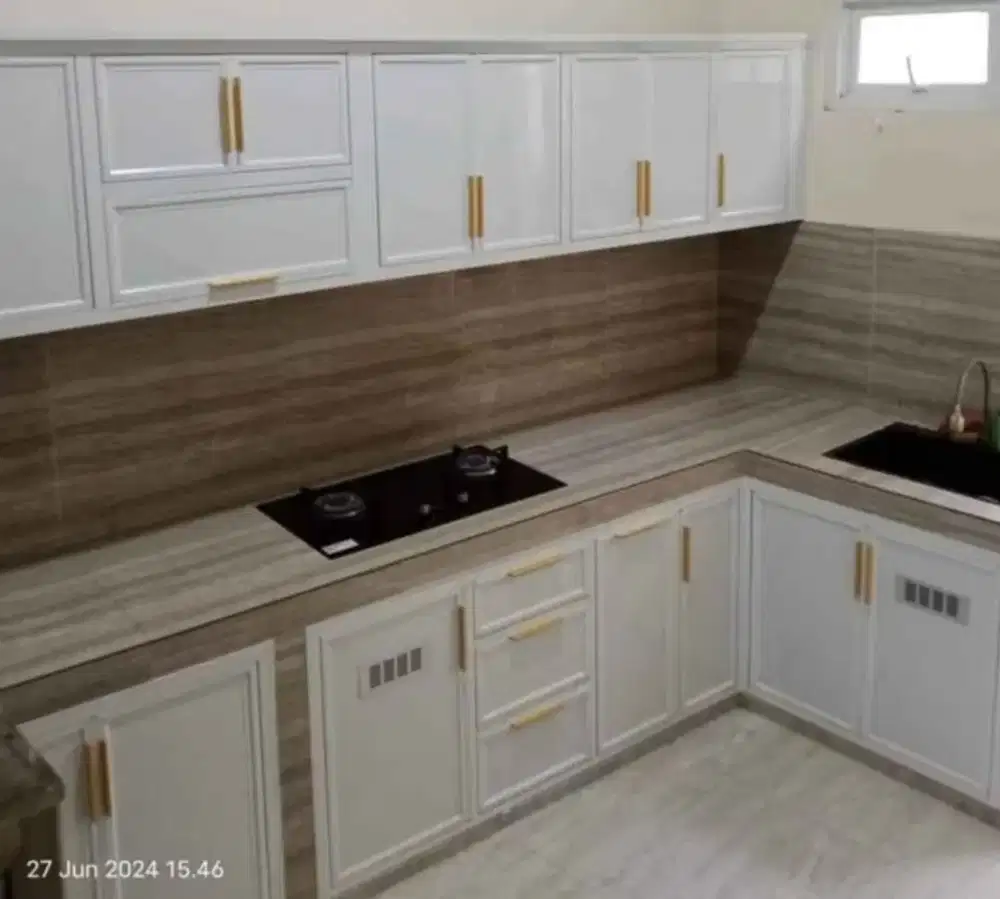 Kitchenset almunium acp ,tahan air anti rayap