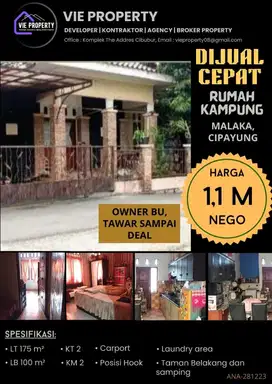 DIJUAL RUMAH MURAH BANGET DI CIPAYUNG
