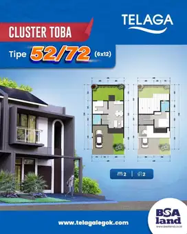 RUMAH 2 LANTAI VIEW DANAU PROMO FREE PPN HANYA 600JT-AN