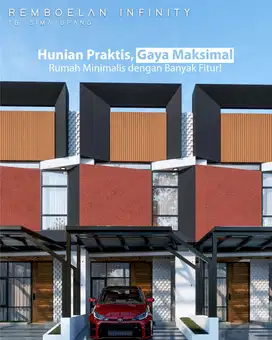 Rumah Modern 2 Lantai di Remboelan Infinity, Stok Terbatas