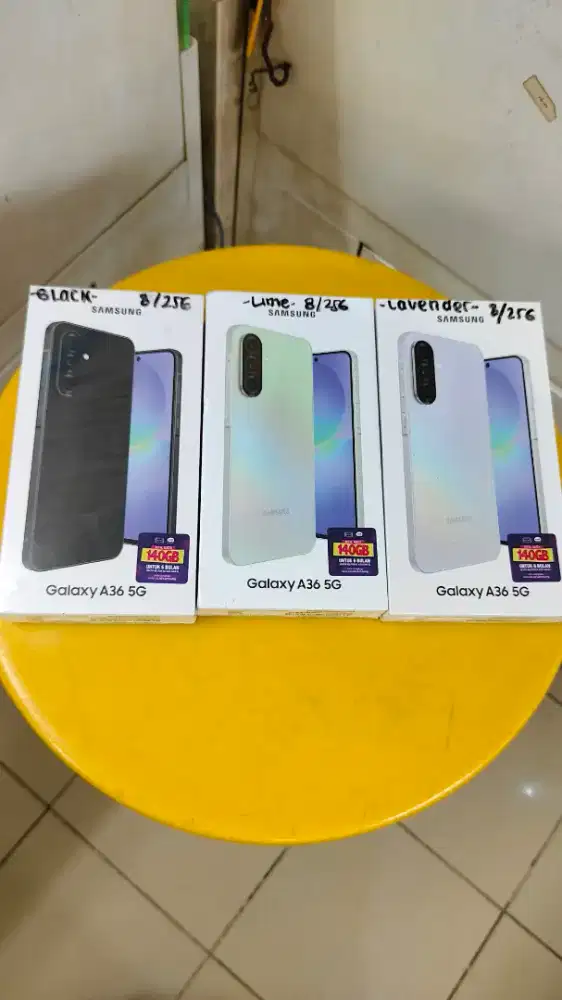 SAMSUNG A36 5G 8/256 & 12/256 BARU