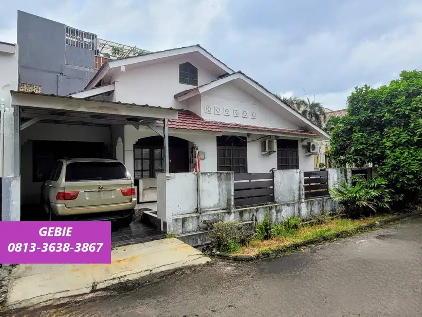 Rumah Hook Dijual Nego 1 Lantai di Sektor 5 Bintaro Dekat STAN RT16149