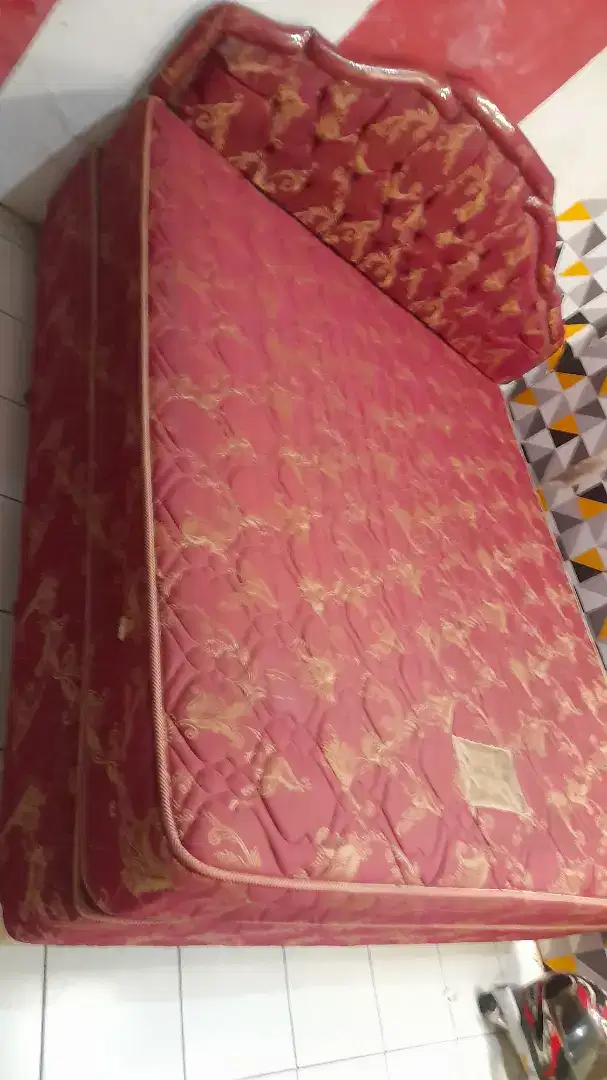 Springbed+ divan bekas