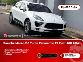 [ KM ANTIK 16RB ] Porsche Macan 2.0 Turbo Panoramic AT Putih 2014/2015