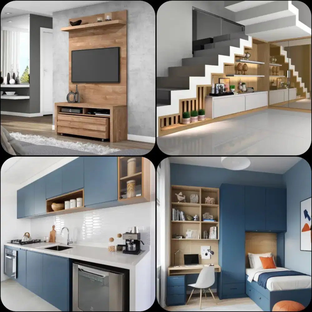 Kitchen set , Tempat tidur , Partisi , pagar , kanopi