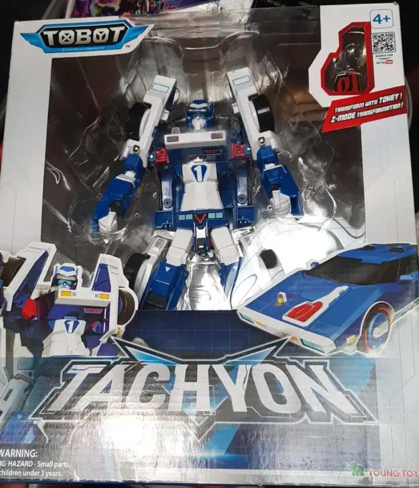 New Mainan TOBOT Tachyon Biru