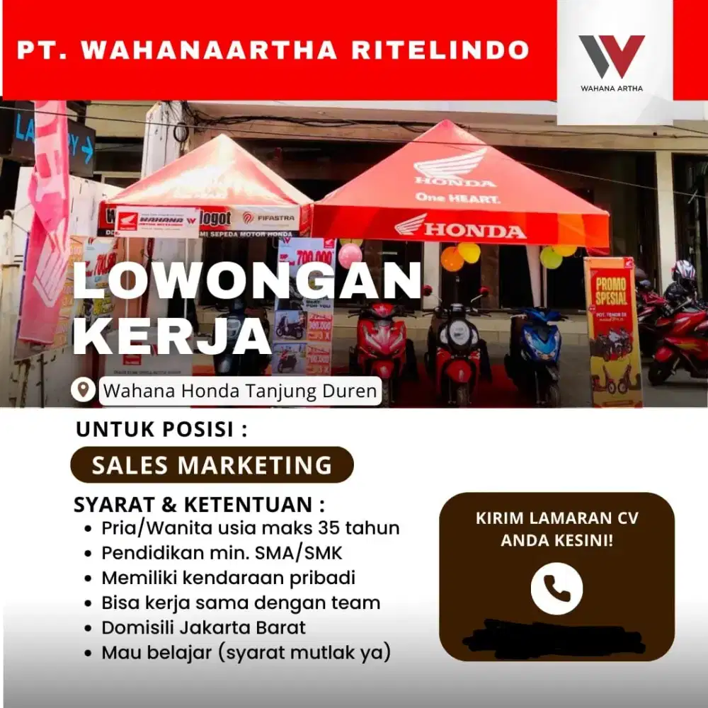 Marketing sales Honda