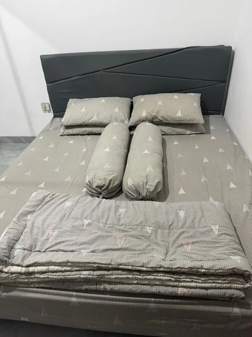 Dijual Springbed Union Bed Elephant Komplit Set free bantal guling