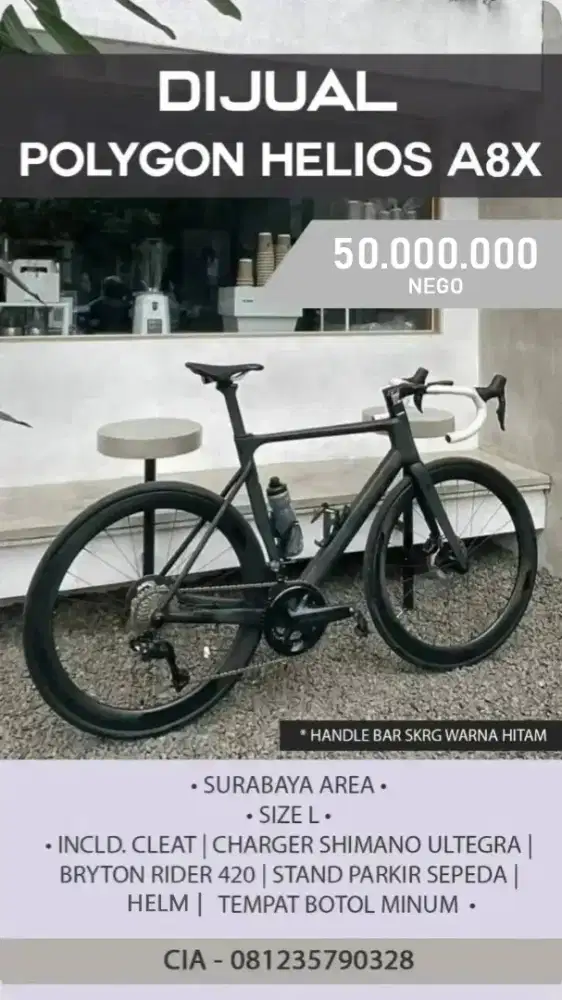 HELIOS A8X SIZE L (40 JUTA NEGO)