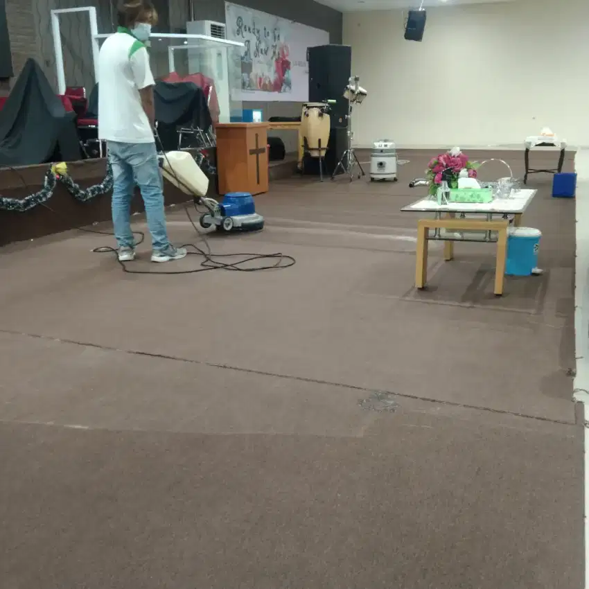 Cuci karpet masjid/kantor