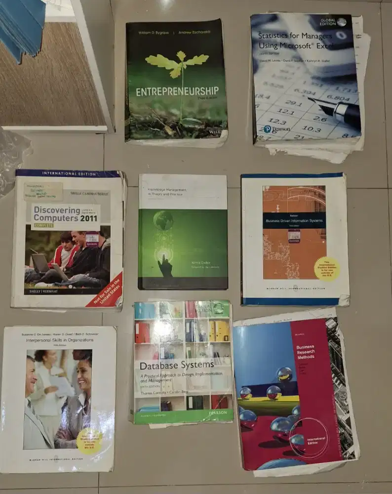 buku bekas ori asli impor jaman kuliah nego