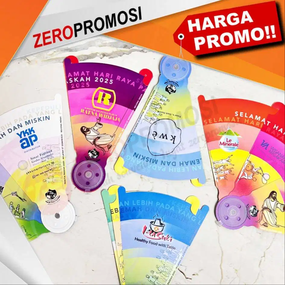 Merchandise Easter Kipas Buku Paskah