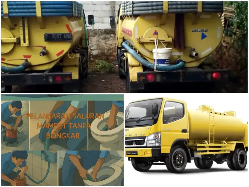 SEDOT WC MAMPET KURAS LUMPUR, LIMBAH STP, TINJA. CILINCING JAK-UT