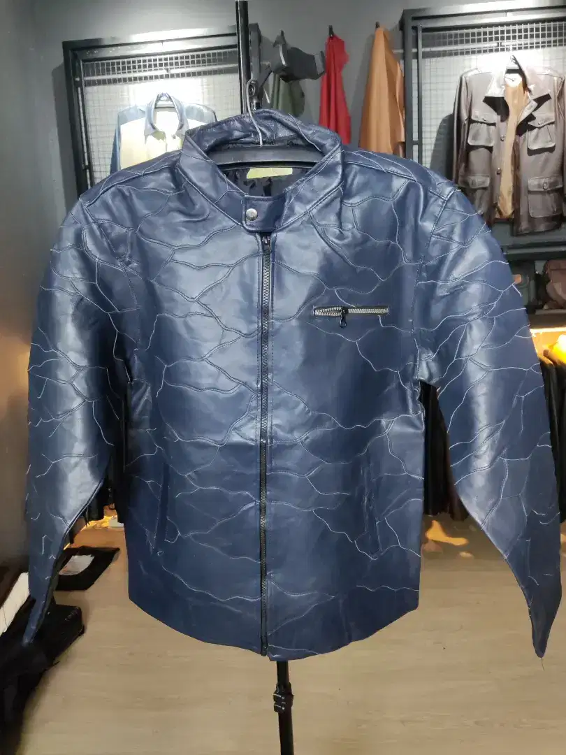 JAKET KULIT ASLI GARUT MODEL SAMBUNGAN BAHAN KULIT ASLI SUPER