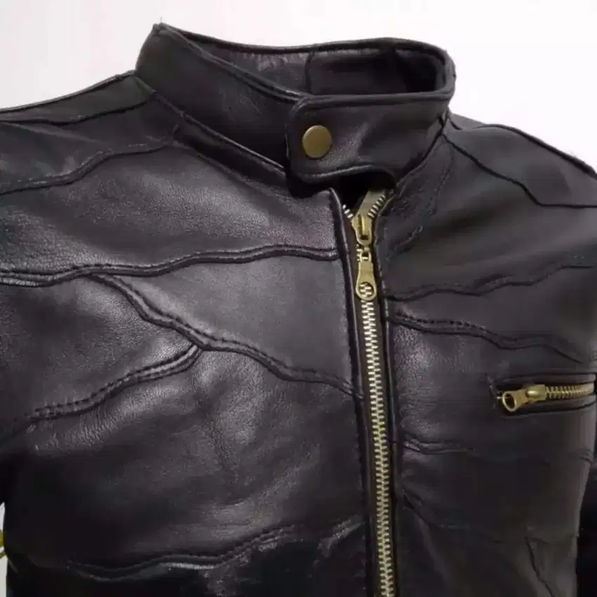 JAKET KULIT ASLI GARUT MODEL SAMBUNGAN BAHAN KULIT ASLI SUPER
