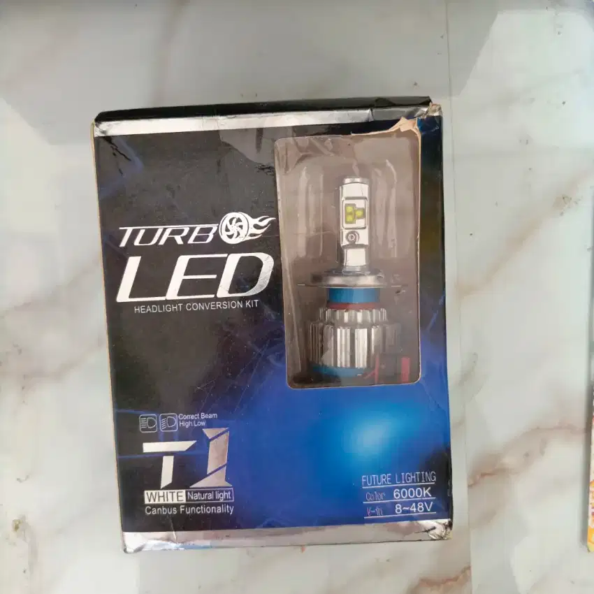 Lampu headlight Led Turbo H4 bekas