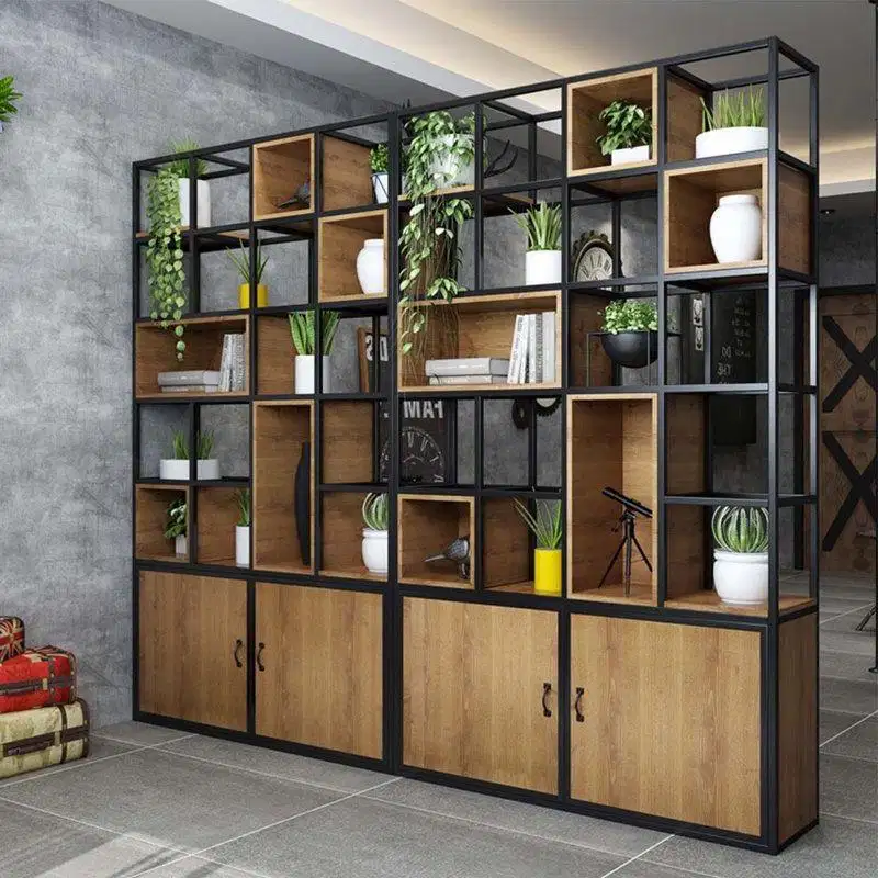 Partisi sekat ruangan modern industrial