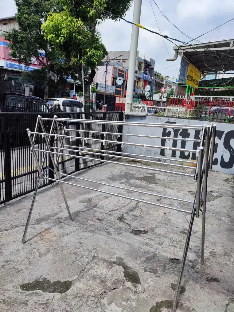 jemuran  baju stainless