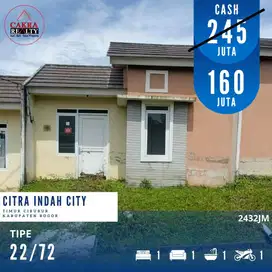 Rumah 160 Juta Tipe 22/72 Turun Harga bisa Nego 2432JM