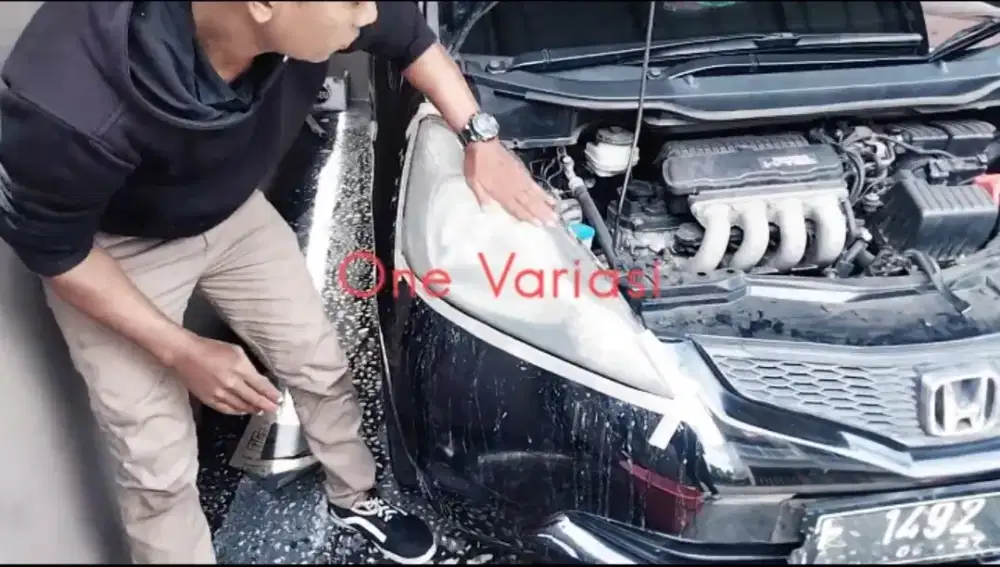 Restorasi headlamp nano coating