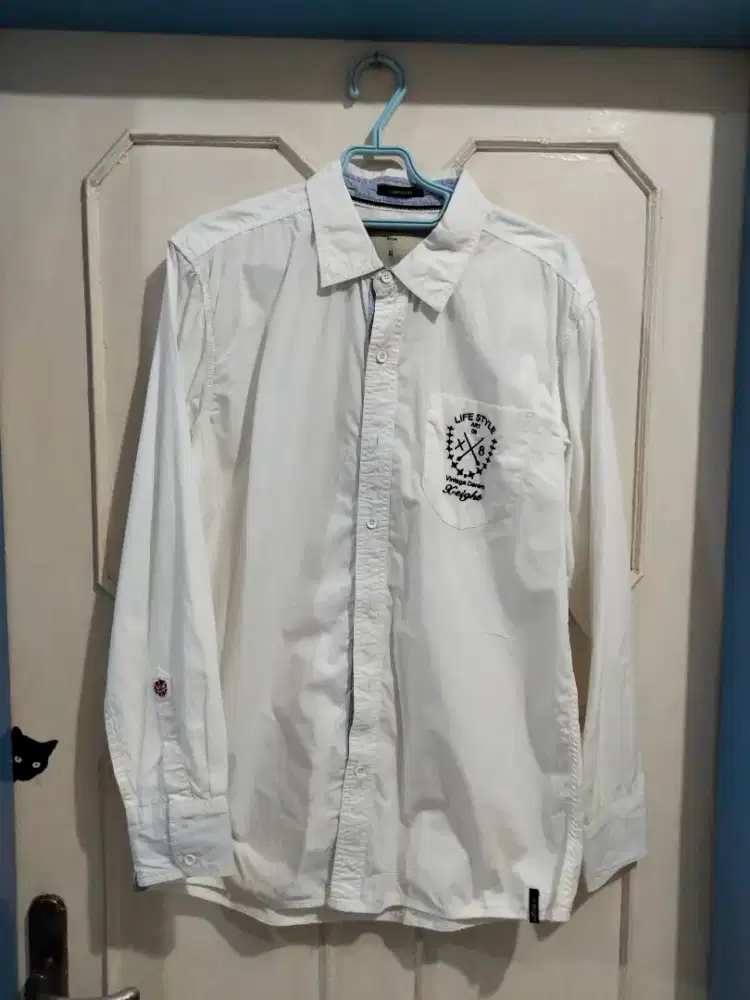 Kemeja Lengan Panjang x-eight Comfort Fit uk. XL  (Preloved/Bekas)