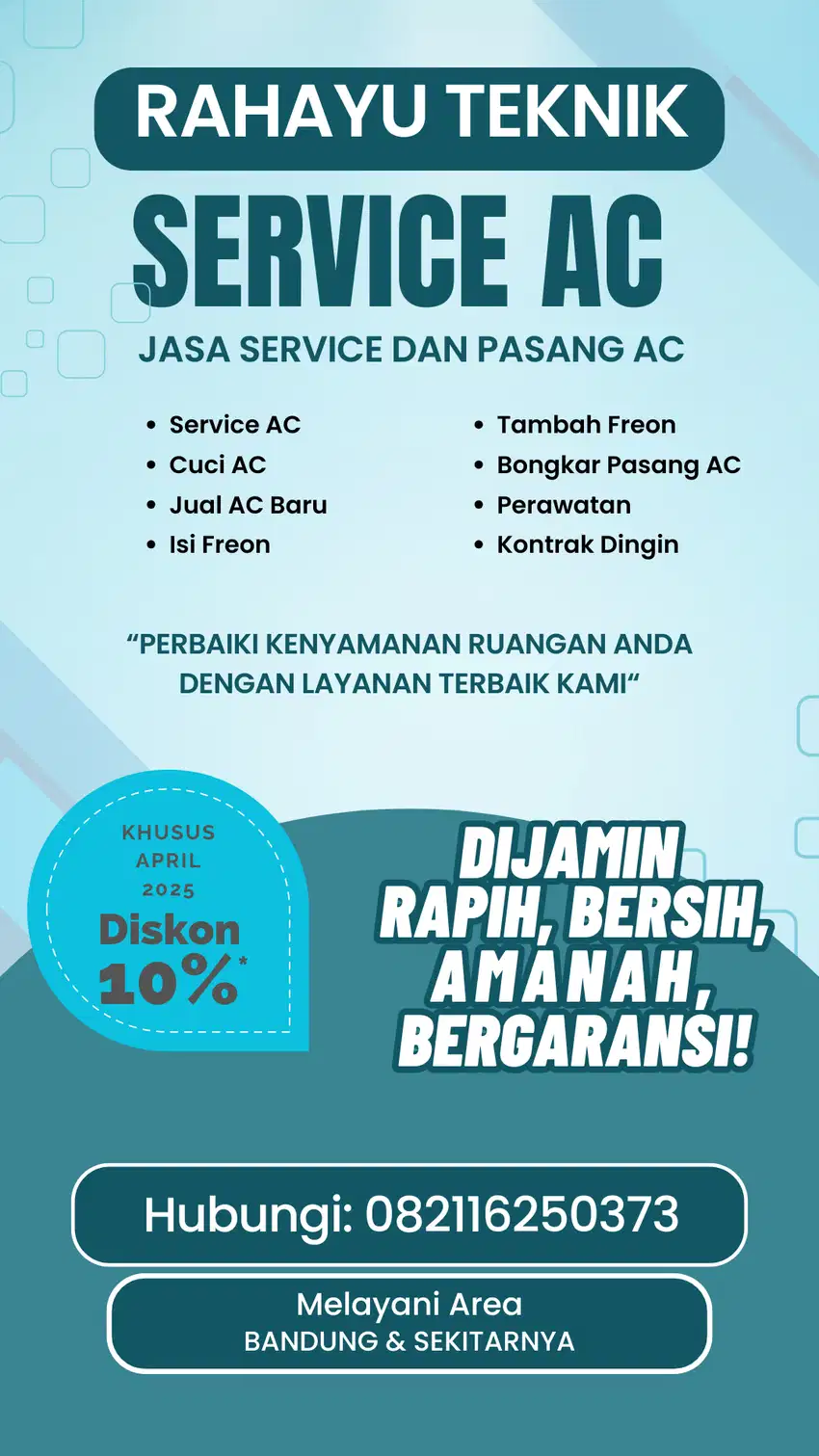Service Ac Perawatan cuci ac bongkar pasang ac jual ac