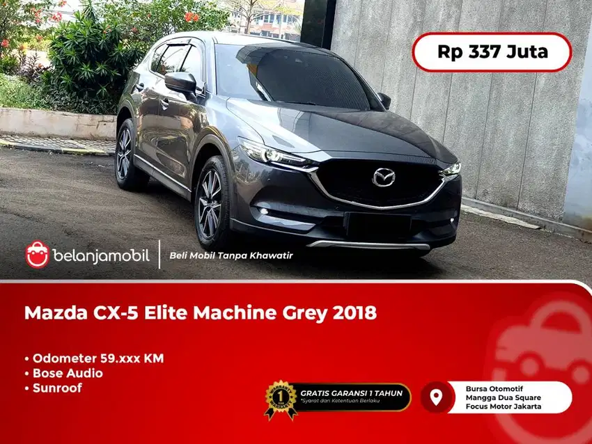 [SUNROOF] Mazda CX5 CX-5 CX 5 Elite Sunroof Machine Grey 2018/2019
