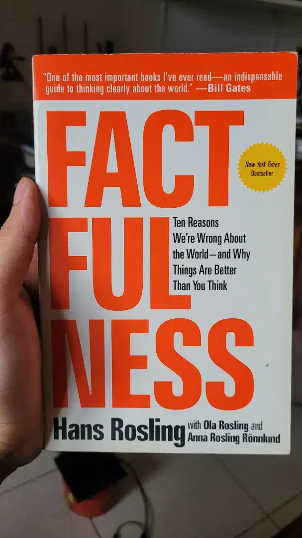 Buku (Factfulness, How to Avoid Climate Change, Earth in Human Hands