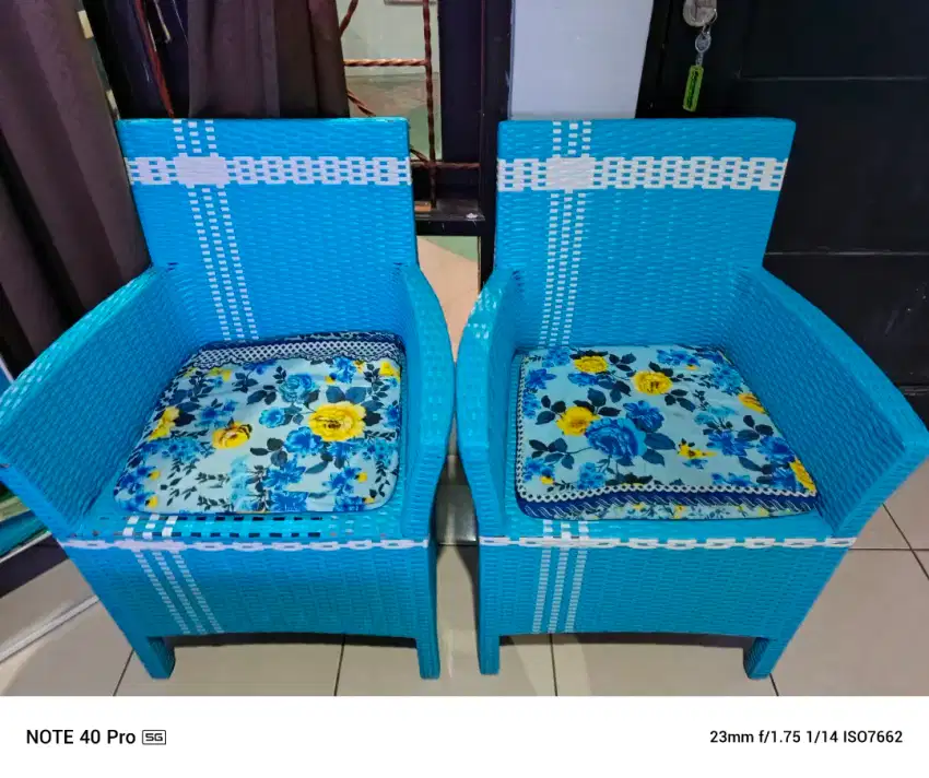 Kursi rotan 1 set
