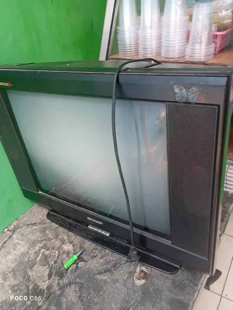 TV TABUNG MERK SHARP