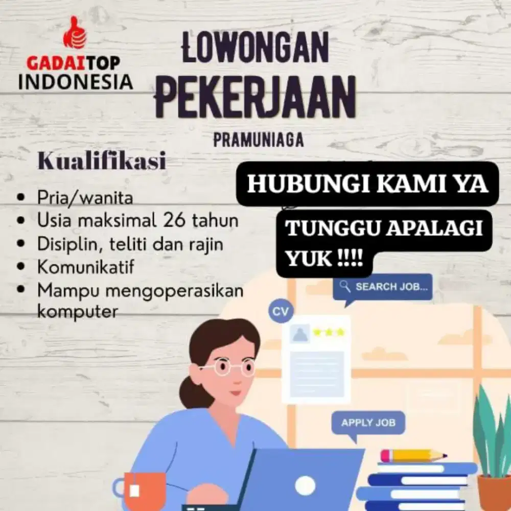 Lowongan Pekerjaan PT Gadai Top Jaya