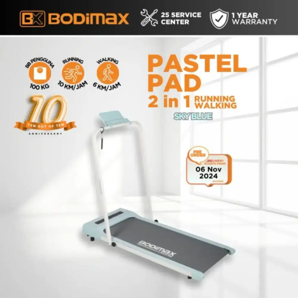 Tredmil bodimax Tipe pastel mint
