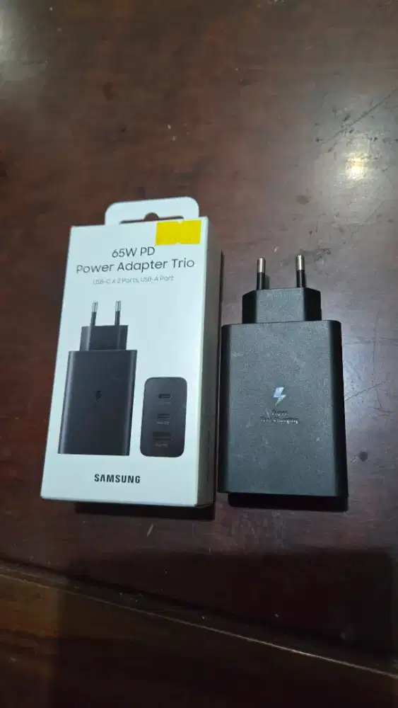 Charger Power adapter Trio 65W PD Original samsung