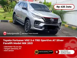 [KICKSENSOR] Toyota Fortuner VRZ 2.4 TRD Sportivo AT Silver 2021/2022