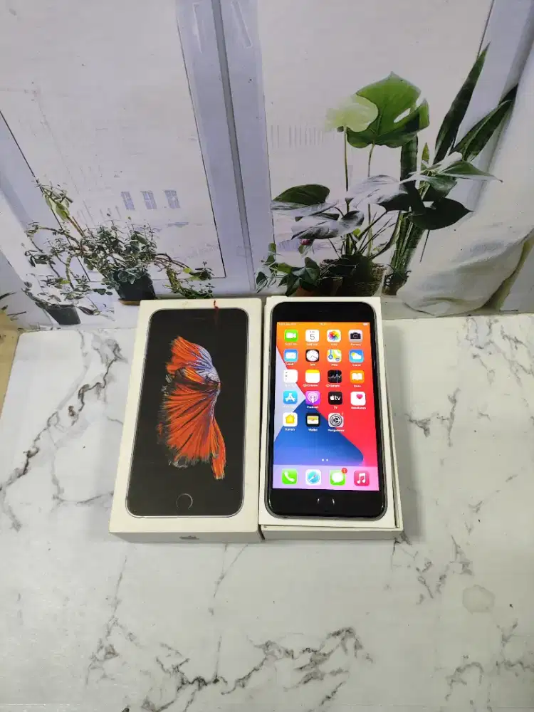 Jual hp iPhone 6s plus iBox 32 gb kondisi ini original