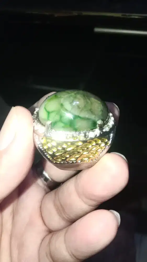 Cincin Batu lumut sisik naga